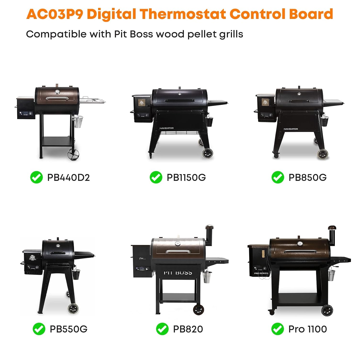 Stanbroil Control Board Replacement for Pit Boss Pellet Grill and Smokers