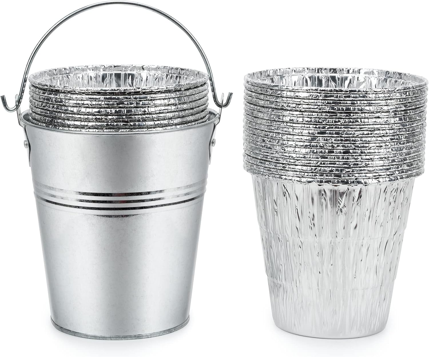 Stanbroil Grill Grease Bucket Replacement with 30-Pack Bucket Liners