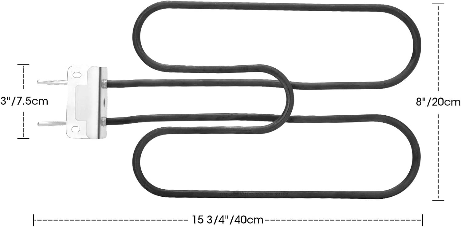 Stanbroil BBQ Grill Heating Element Replacement for 80342, 80343, 65620