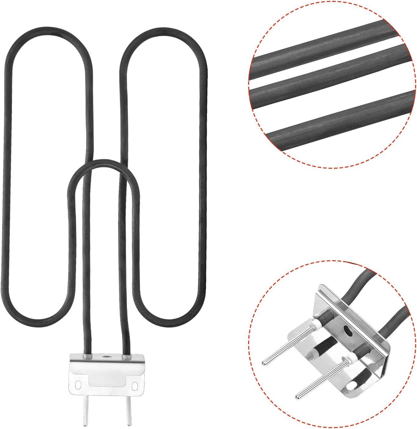 Stanbroil BBQ Grill Heating Element Replacement for 80342, 80343, 65620
