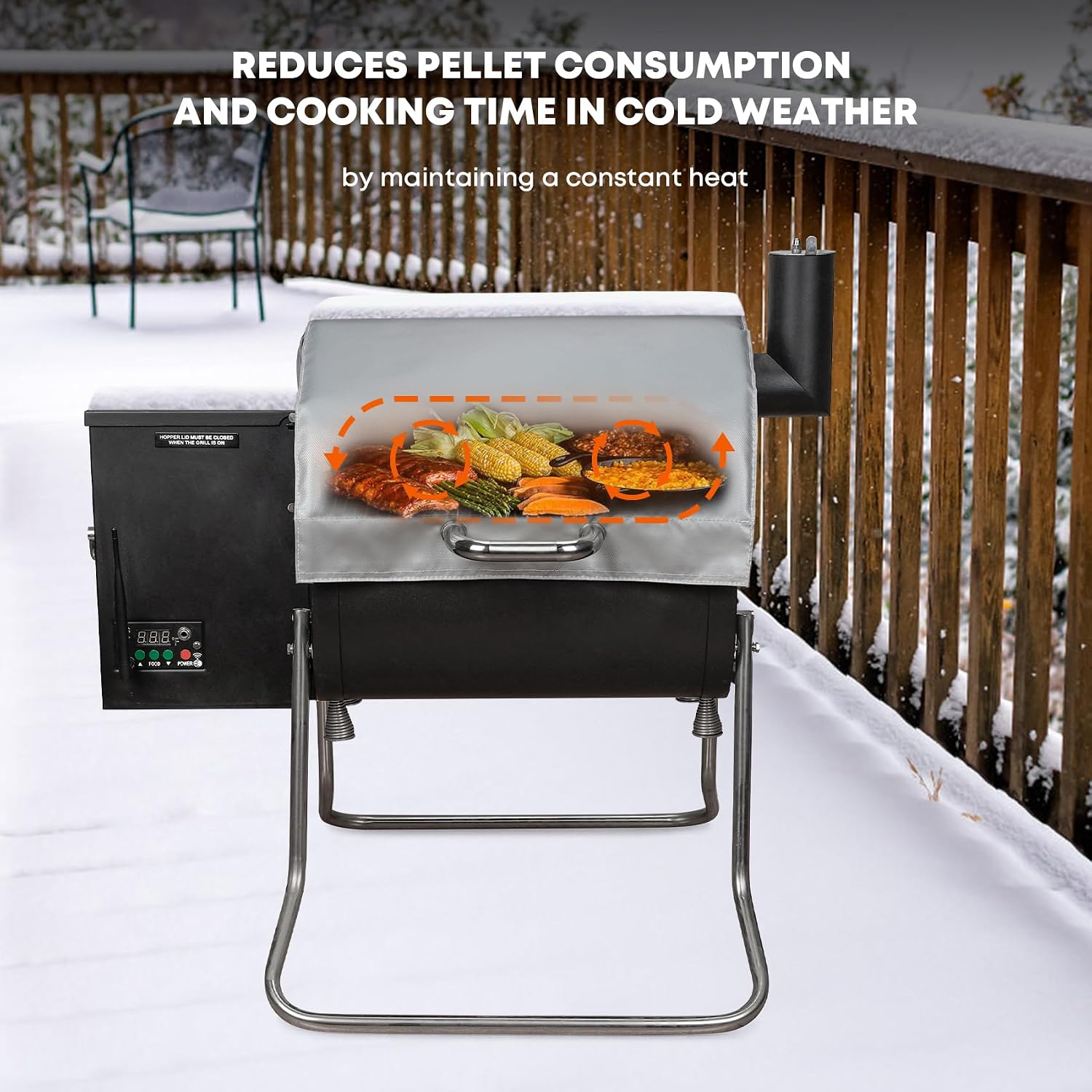 Stanbroil Grill Insulation Blanket for Green Mountain Davy Crockett Grills