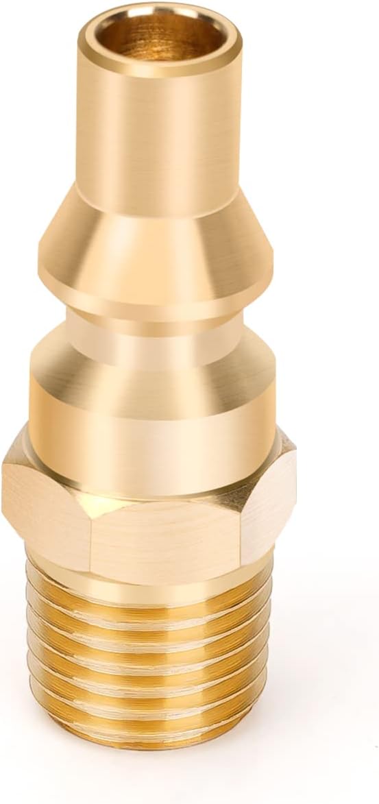 Stanbroil Propane Brass Quick Connect Fitting Adapter for RV Portable BBQ