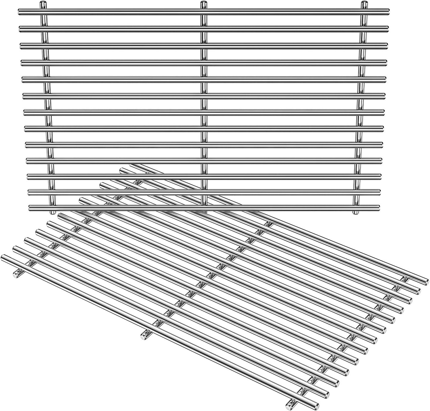 Stanbroil Cooking Grate for Weber Summit 400 Grill with Smoker Box, 2 Pack