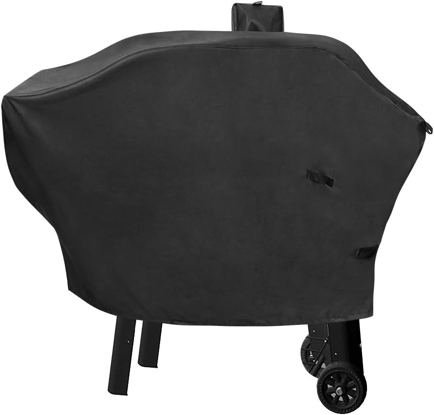 Stanbroil Waterproof Anti-UV Patio BBQ Cover with Buckle for Camp Chef Woodwind, SmokePro, SG Pellet Grill & Smoker and All 24-Inch Pellet Grills