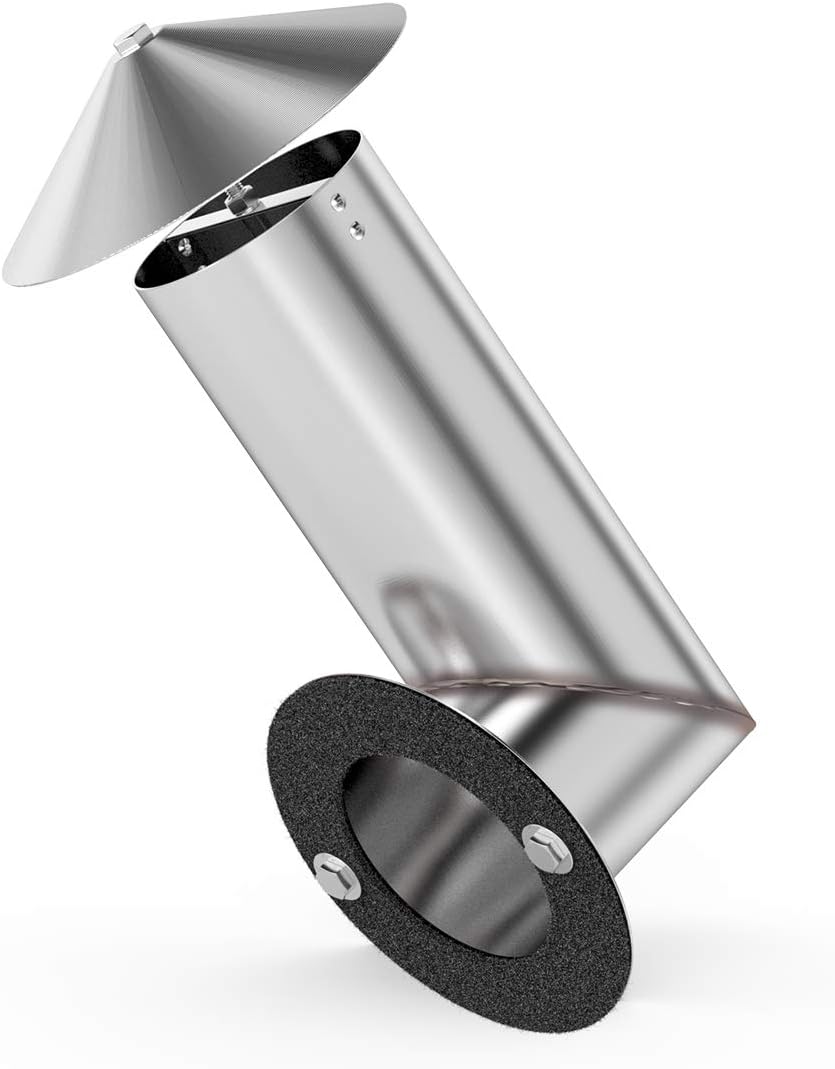 Stanbroil Pellet Grill Smoke Stack, Stainless Steel Chimney for Traeger
