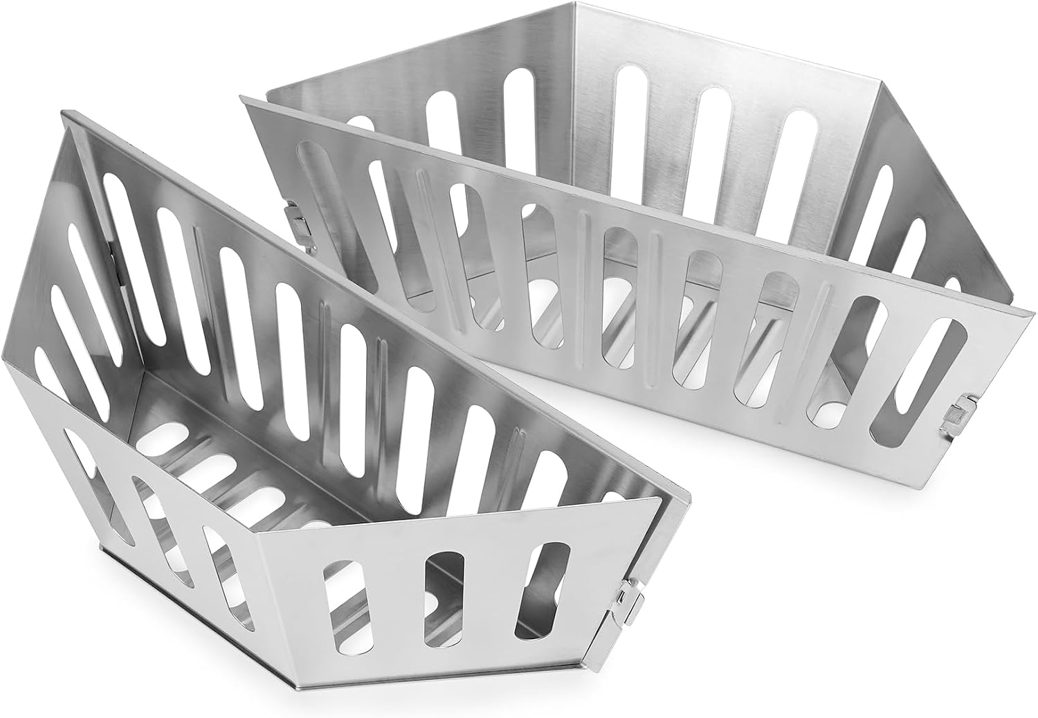 Stanbroil Stainless Steel Charcoal Basket Holder for Briquette, Wood Chips Update