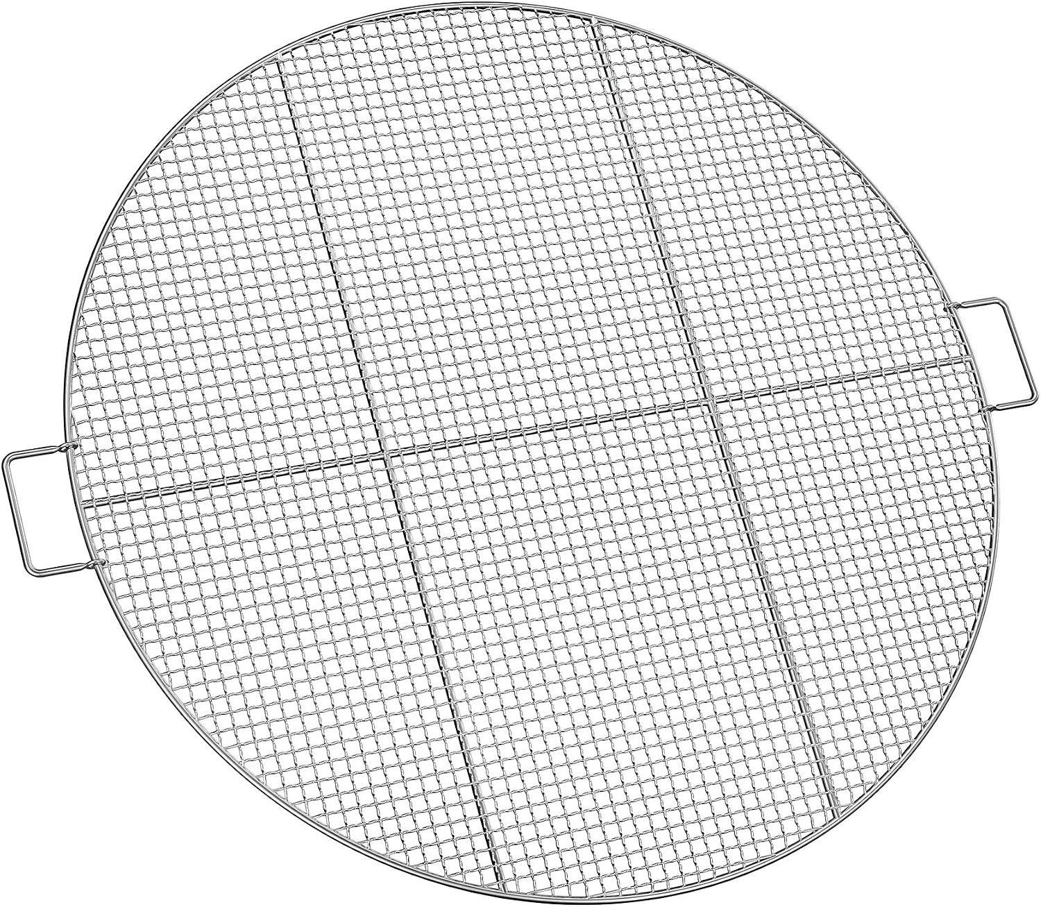 Stanbroil 30" Fire Pit Grill Grate, Stainless Steel Round Cooking Grate