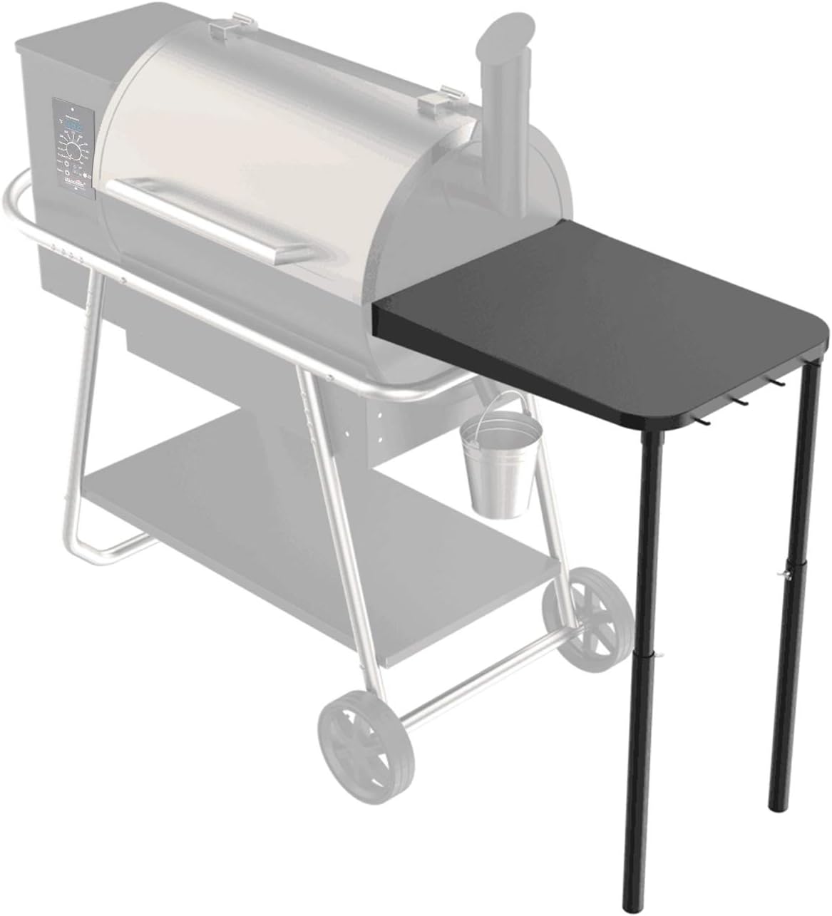 Stanbroil Pellet Grill Work Table Compatible with TraegerPit BossCamp Chef and Most Other Wood Pellet Grills Without Side Work Table - Adds A Lot of Use for A Small Area