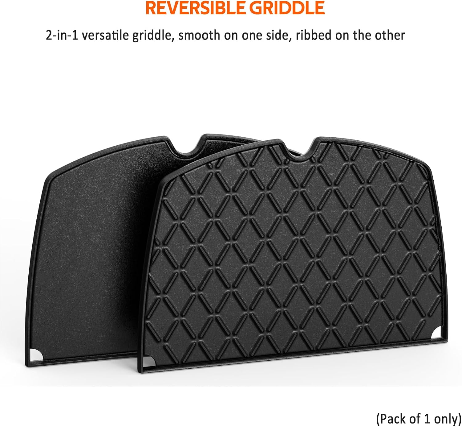 Stanbroil Reversible Griddle Plate for Weber Q200 Q2000 Series Grills