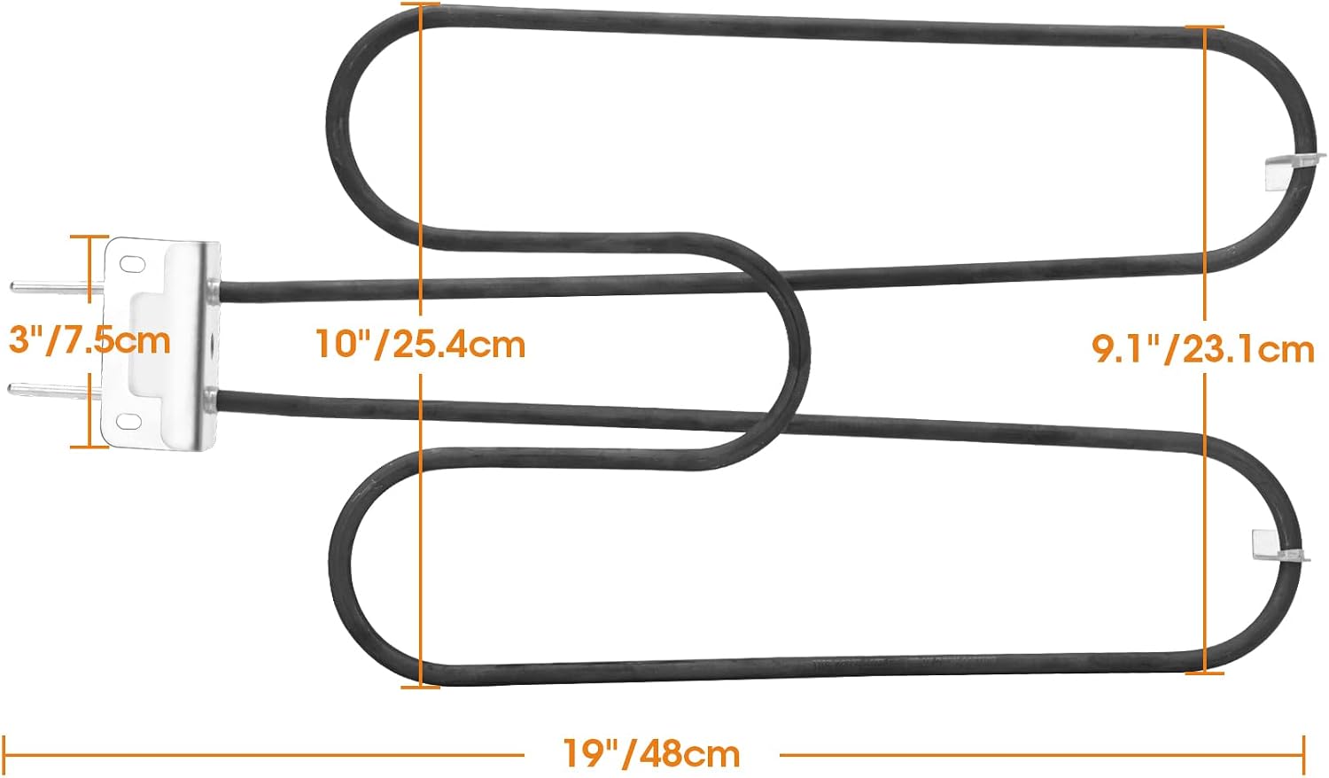 Stanbroil BBQ Grill Heating Element Replacement for Weber 70127