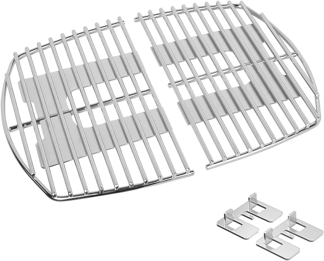 Stanbroil Cooking Grate for Weber Q100Q1000 Series Grill, 2 Pack