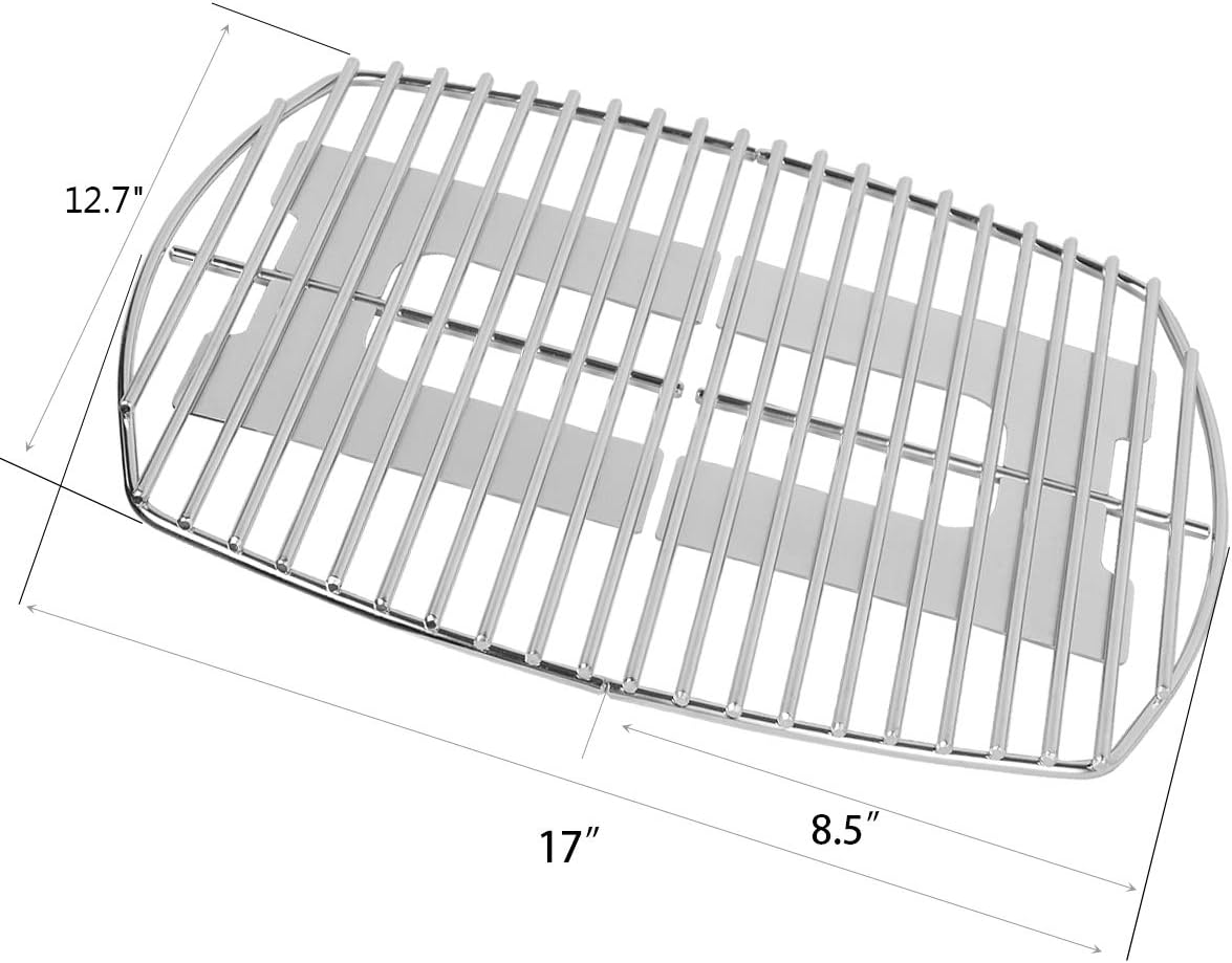 Stanbroil Cooking Grate for Weber Q100Q1000 Series Grill, 2 Pack
