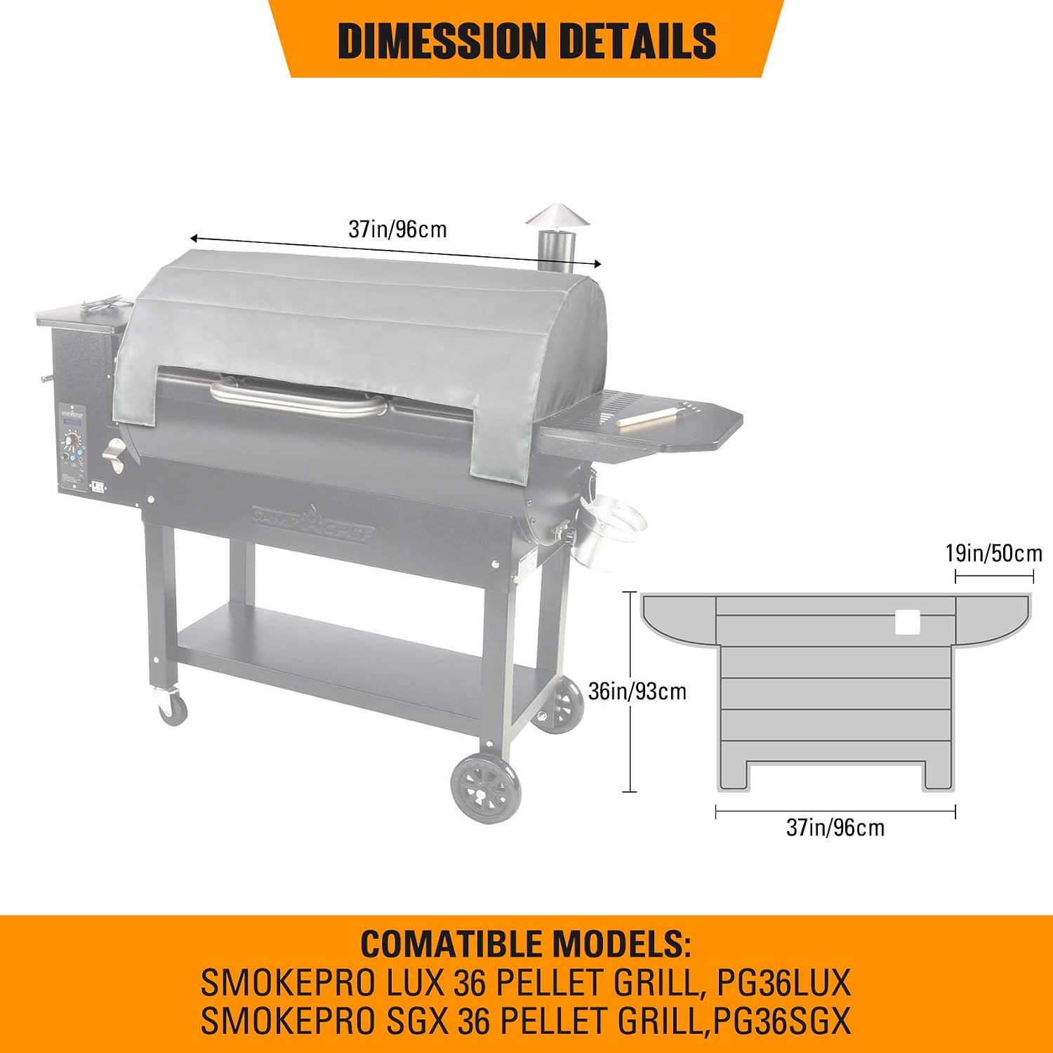 Stanbroil Insulated Blanket for Camp Chef 36" Smokepro Pellet Grills