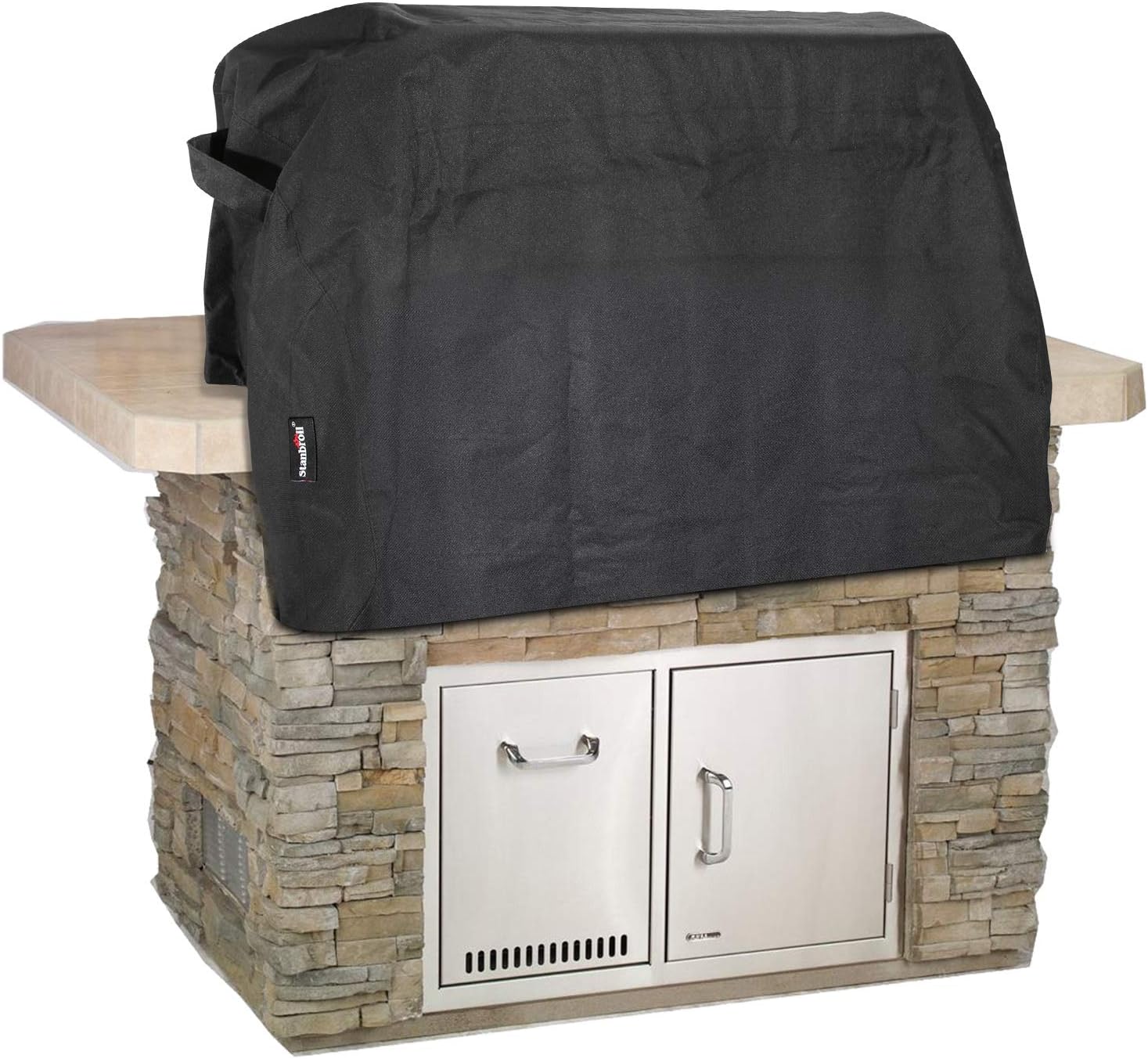 Stanbroil Outdoor Waterproof Weather Resistant Barbecue Built-in Grill Top Cover, X-Small