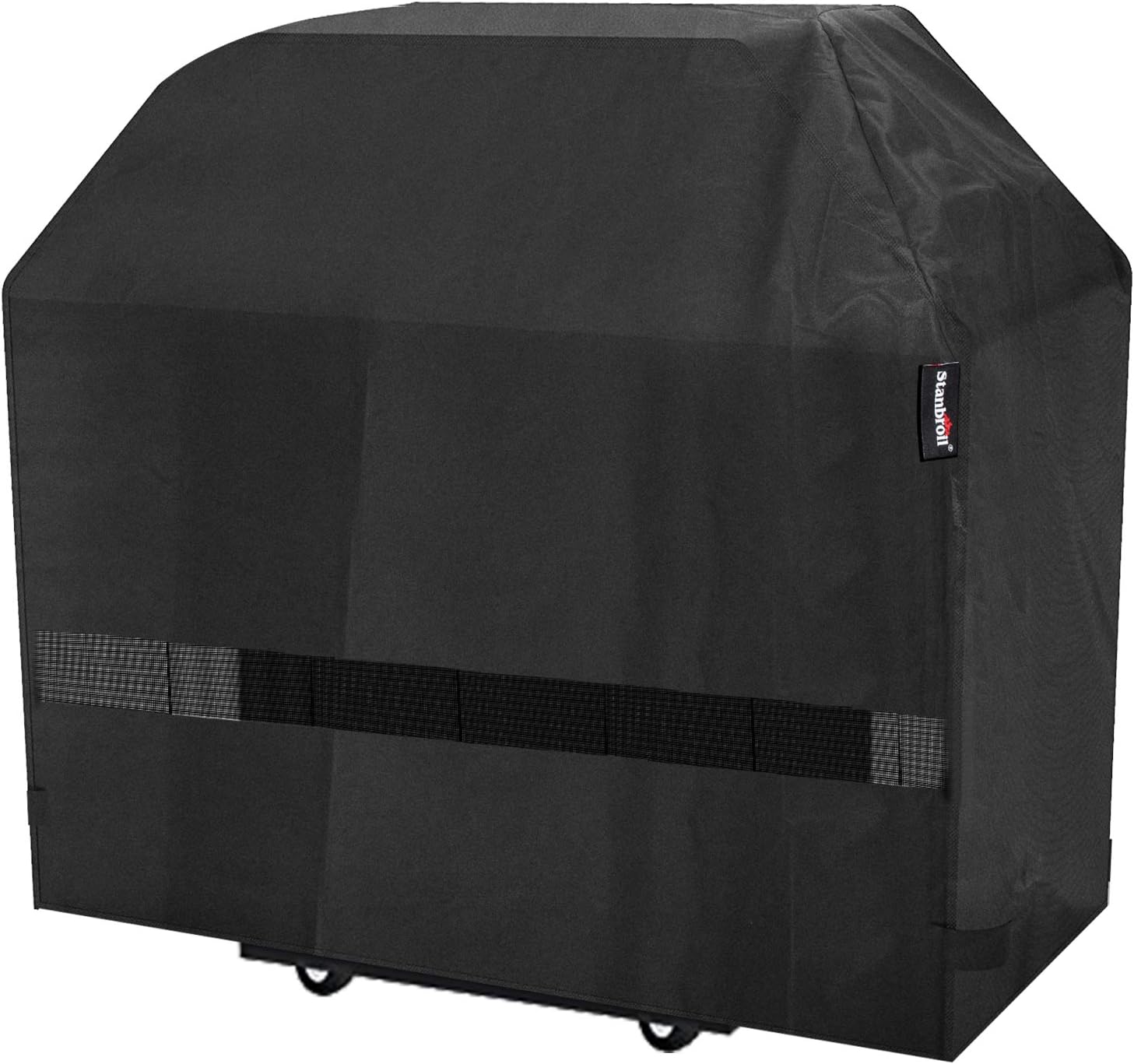 Stanbroil 3-4 Burner Gas Grill Cover, Heavy Duty Waterproof Full Length BBQ Cover Compatible with Weber, Char-Broil, Nexgrill, Brinkmann and More, 56" W x 23" D x 48" H