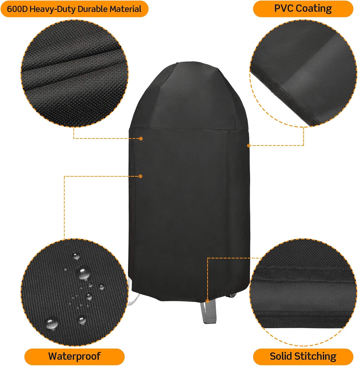 Stanbroil Grill Cover for 18" Smokey Mountain Cooker Weber Part 97201