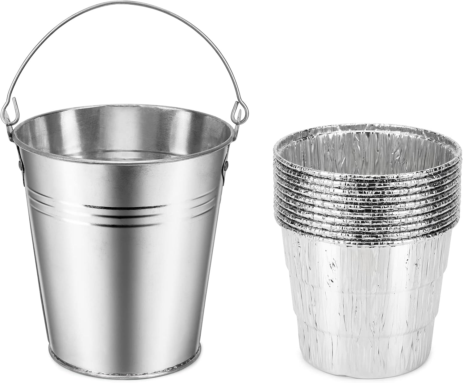 Stanbroil Grill Grease Bucket and 10-Pack Bucket Liners