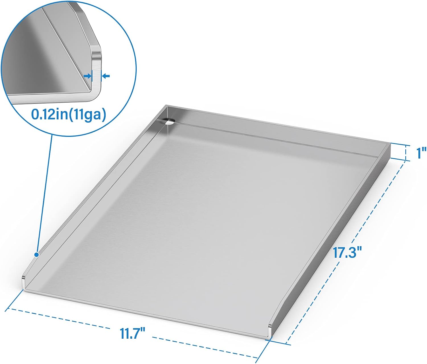 Stanbroil Stainless Steel Griddle Pan for Weber Spirit Grill