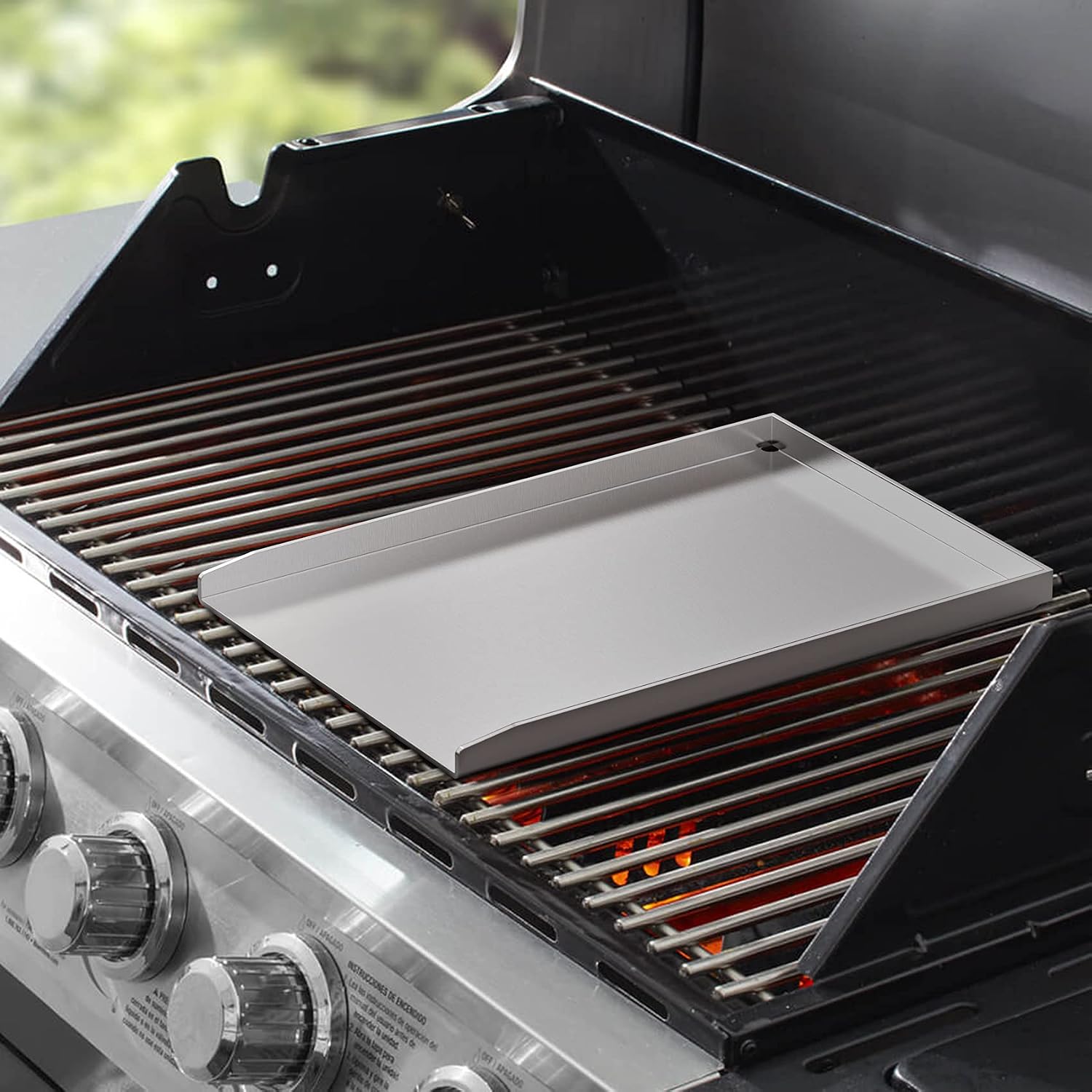 Stanbroil Stainless Steel Griddle Pan for Weber Spirit Grill
