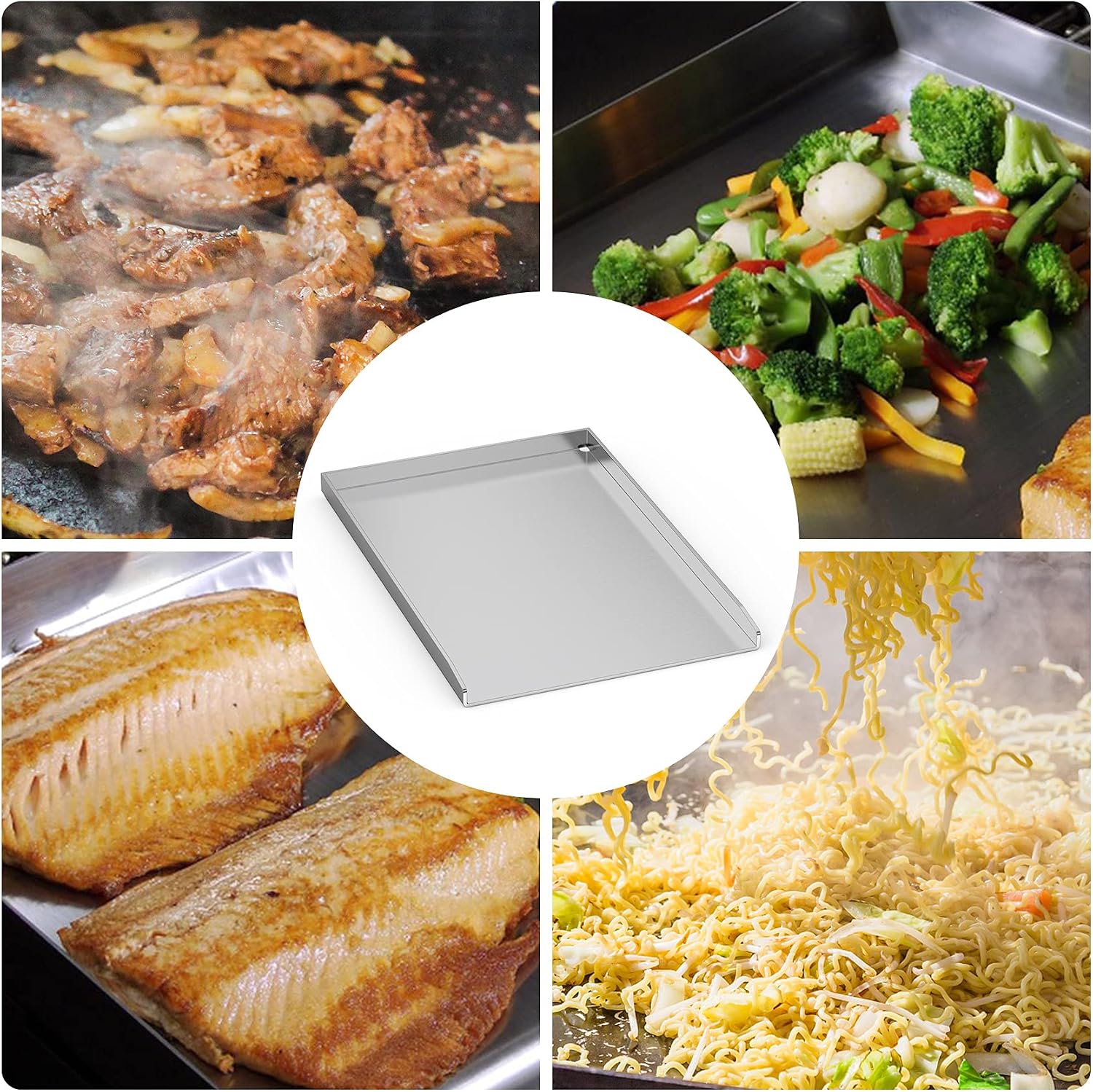 Stanbroil Stainless Steel Griddle Pan for Weber Spirit Grill