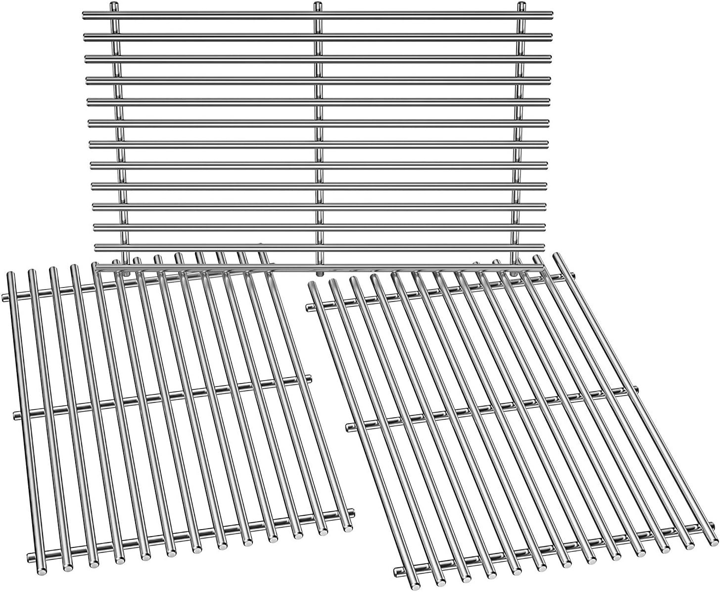 Stanbroil Cooking Grate for Weber Summit 600 Without Smoker Box, 3 Pack