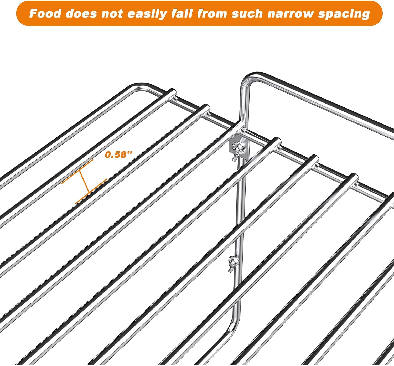 Stanbroil 17" Stainless Steel Warming Rack for Pellet & Gas Grills