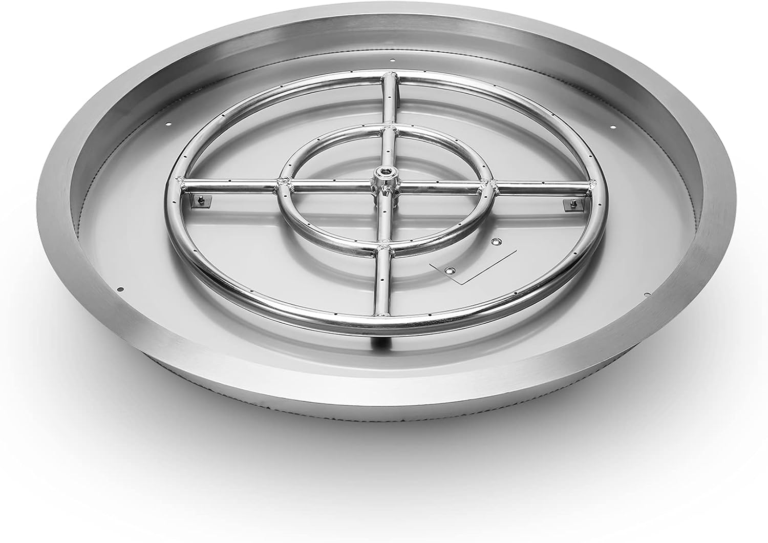 Stanbroil 25 Inch Drop-in Fire Pit Pan, Gas Fire Pit Burner Inserted Round Drop-in Pan Burner