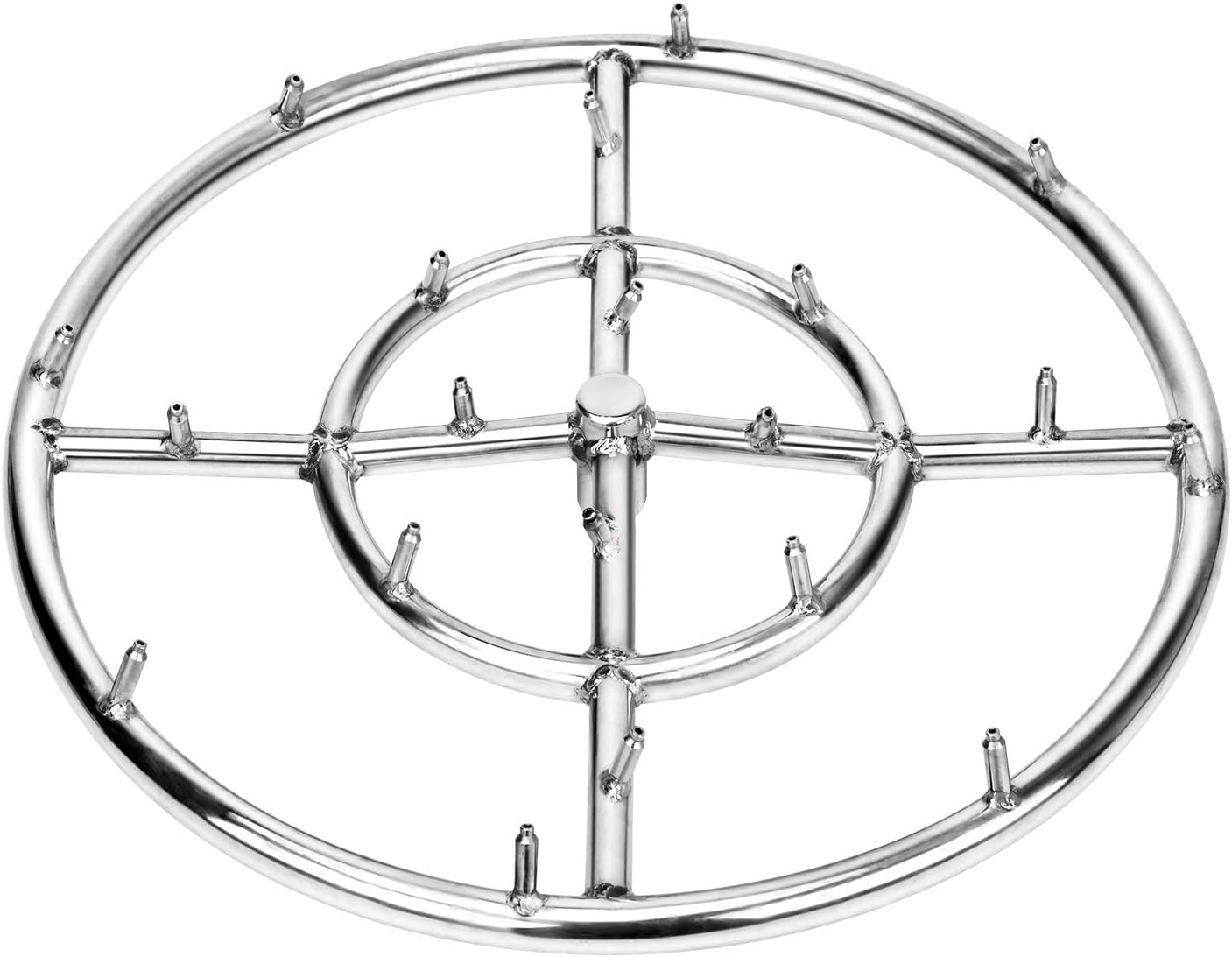 Stanbroil 18" High Flame Round Jet Burner Ring for Natural or Propane Gas