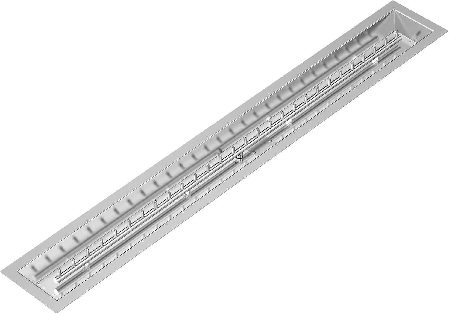 Stanbroil Linear 60" x 6" Drop-in Fire Pit Jet Burner Pan Stainless Steel