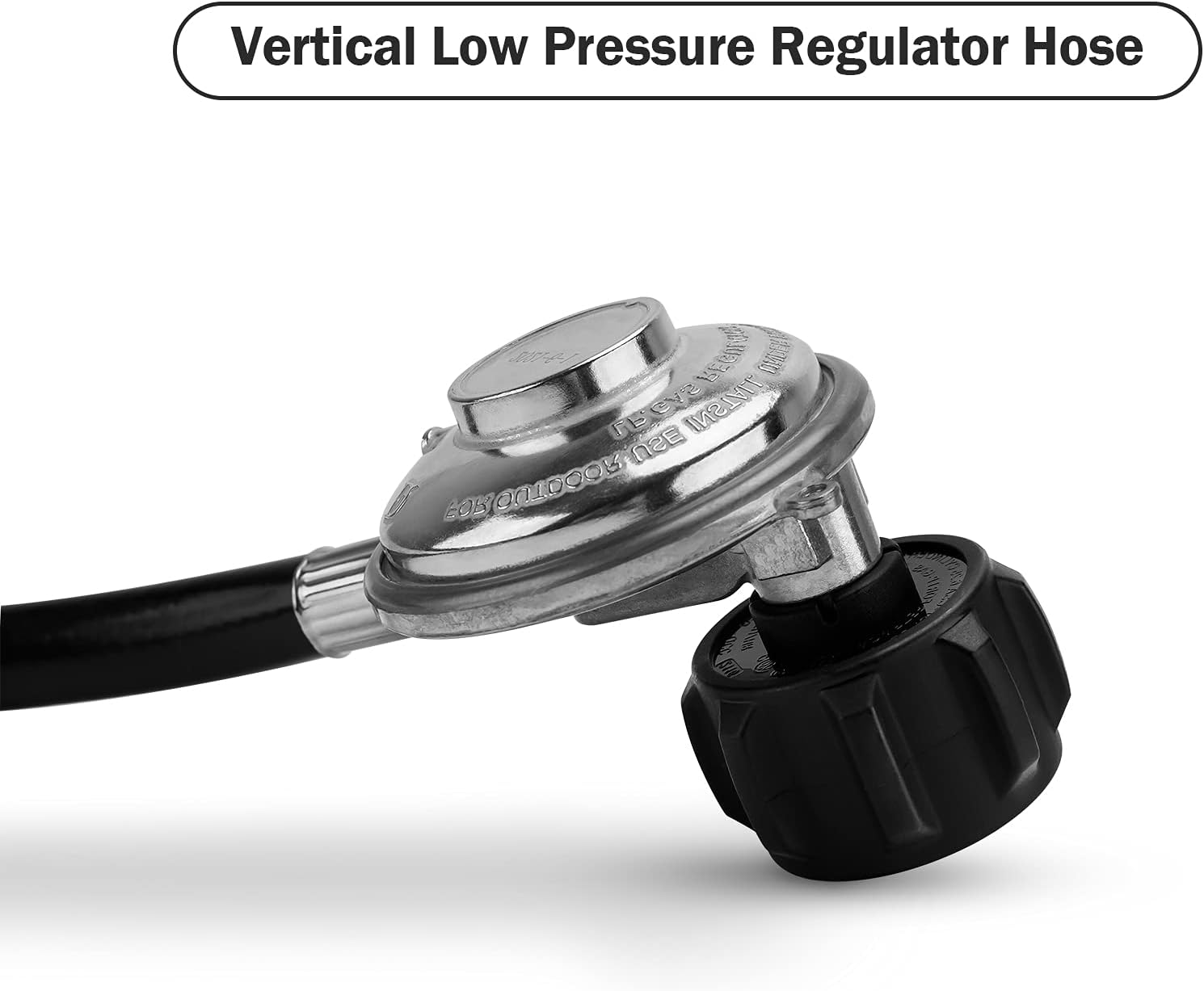 Stanbroil 4FT QCC1 Vertical Low Pressure Propane Hose and Regulator