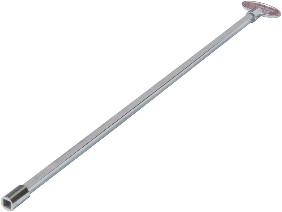 Stanbroil Universal 18-Inch Gas Valve Key, Polished Chrome