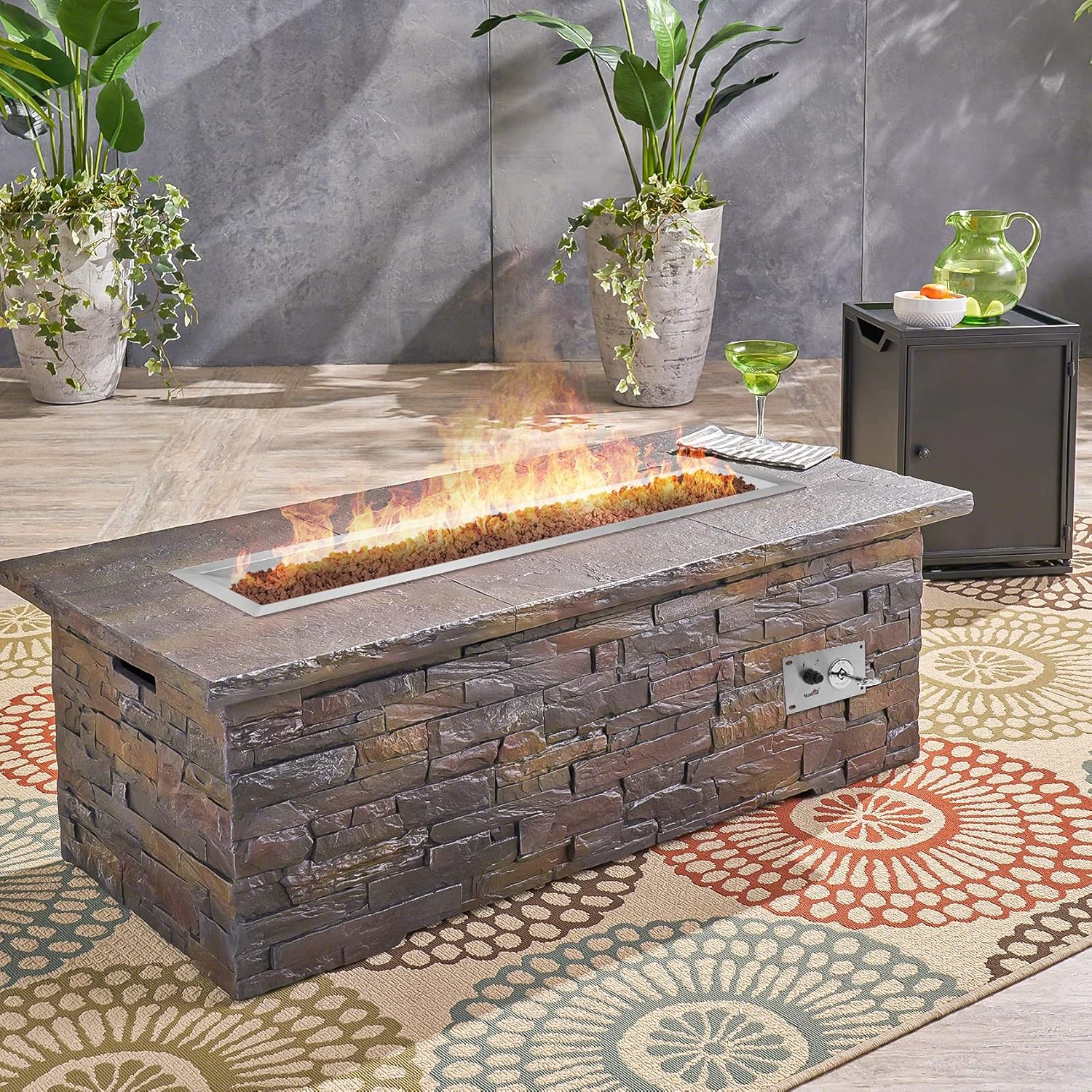 Stanbroil 30 x 6 Inch Linear Natural Gas Fire Pit Burner Kits