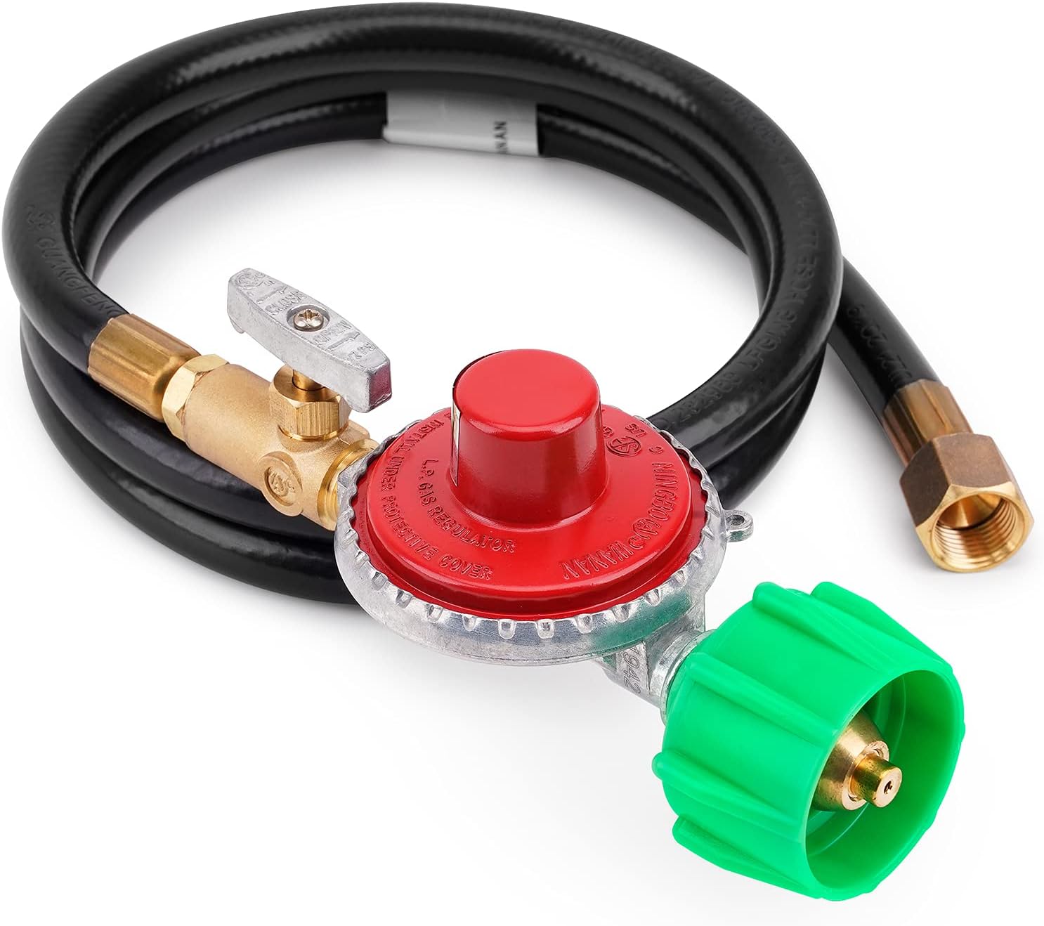 Stanbroil 48 Inch Propane Adjustable Regulator Valve Hose Assembly