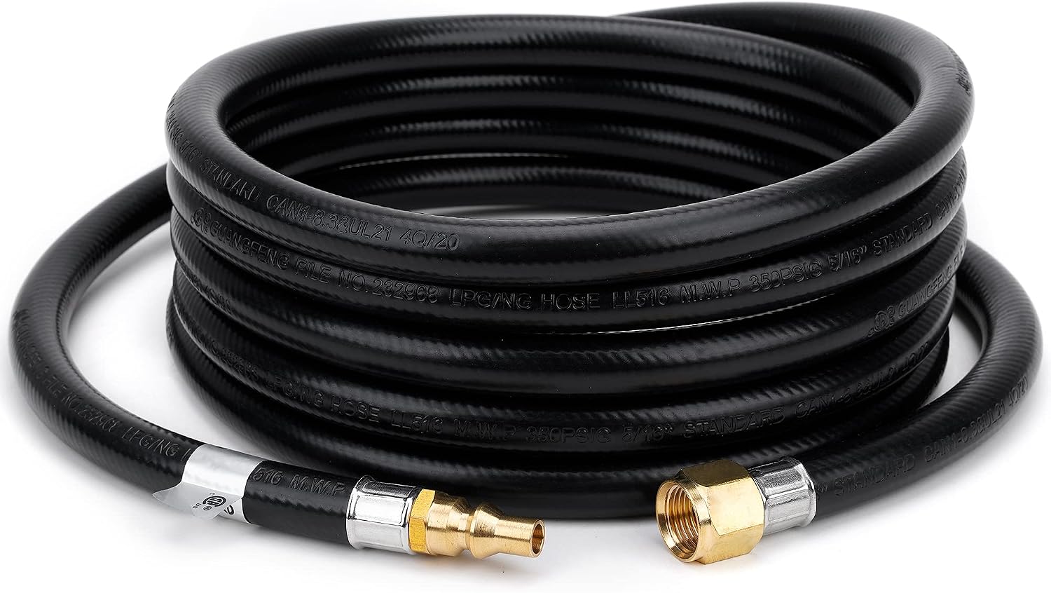 Stanbroil 12 Feet RV Connection Hose for RVer and Campers, Black