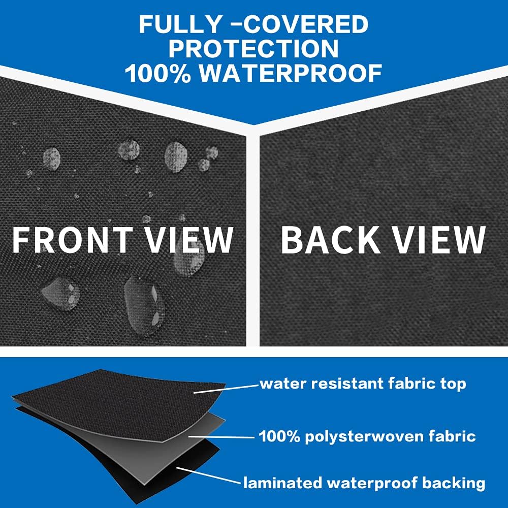 Stanbroil 50 Inch Round Fire Pit Cover, Waterproof Outdoor Furniture Cover