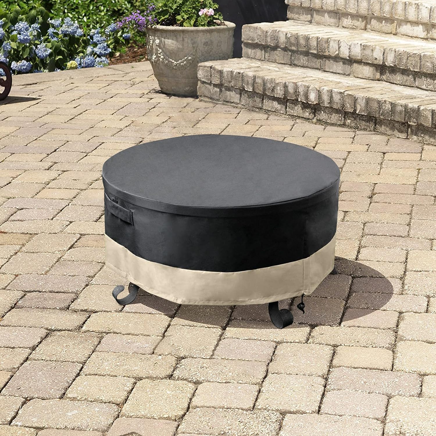 Stanbroil 50 Inch Round Fire Pit Cover, Waterproof Outdoor Furniture Cover