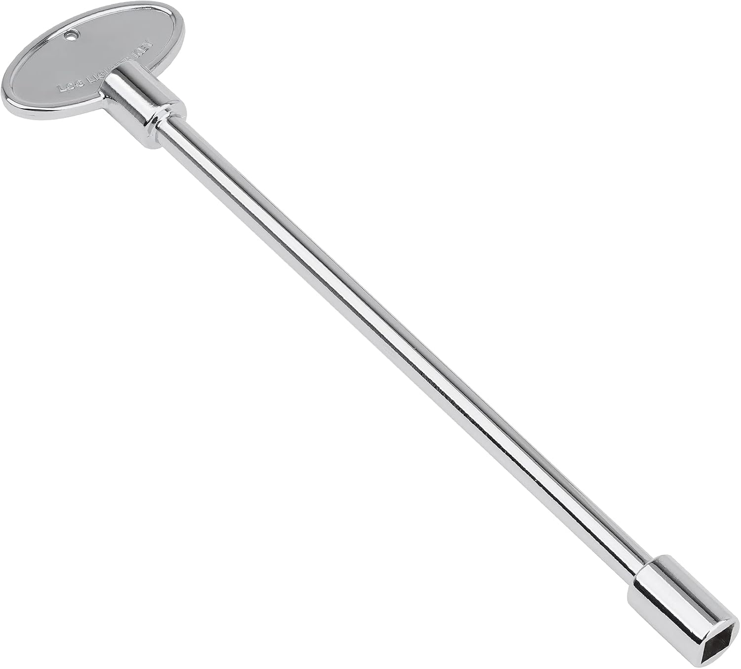 Stanbroil Universal 8-Inch Gas Valve Fireplace Key, Polished Chrome
