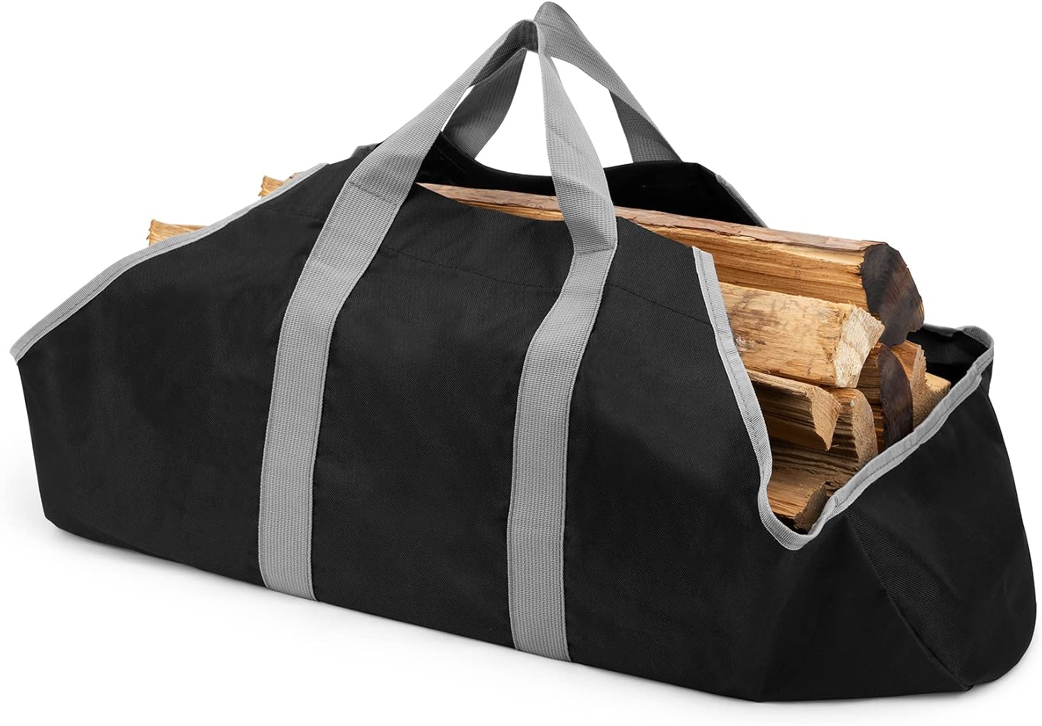 Stanbroil Canvas Firewood Carrier Bag, Outdoor Waterproof Log Carrier Tote