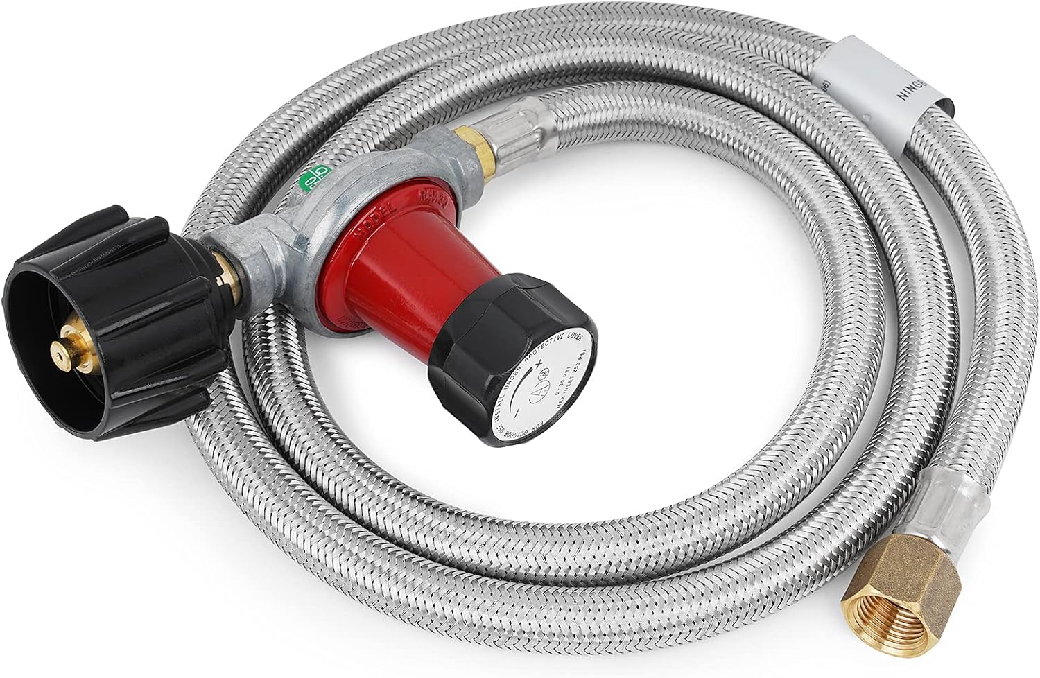 Stanbroil 48-Inch Stainless Steel Braided Hose Assembly Kit