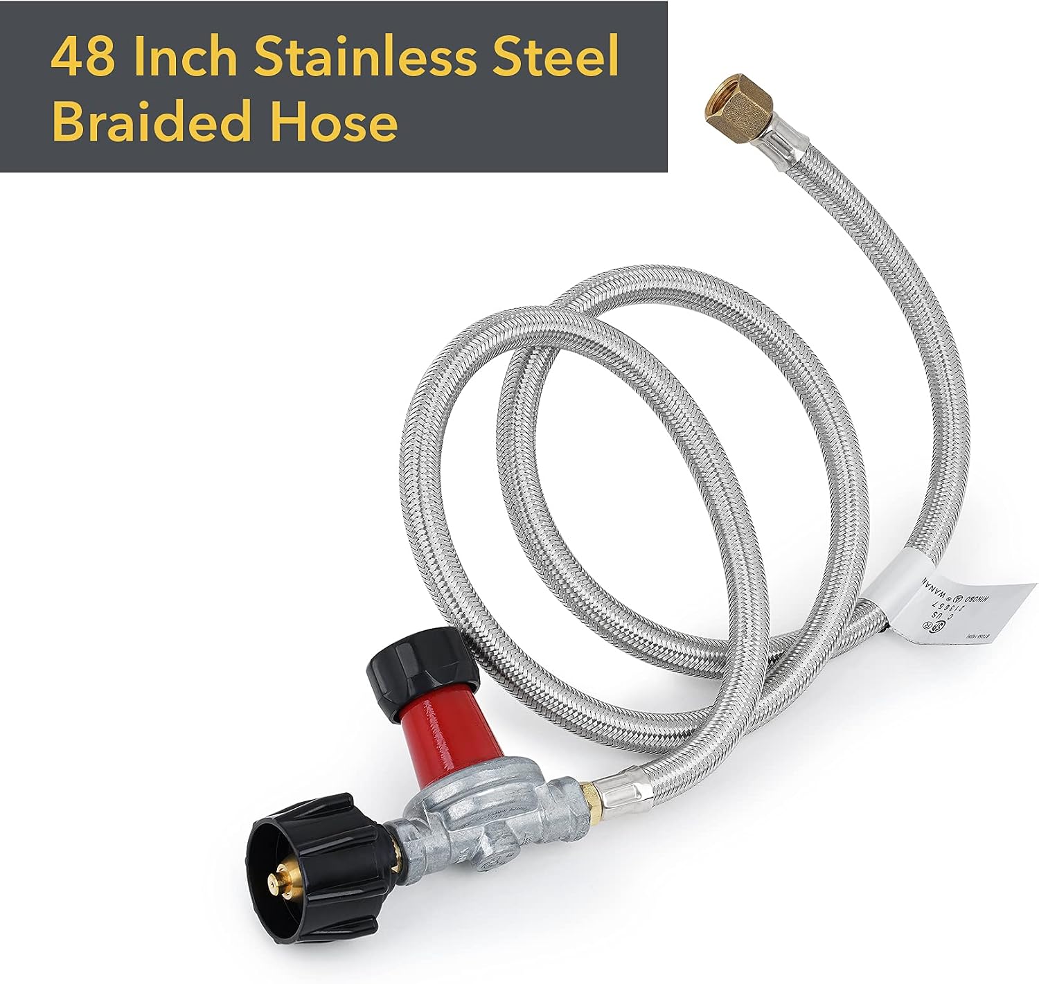 Stanbroil 48-Inch Stainless Steel Braided Hose Assembly Kit