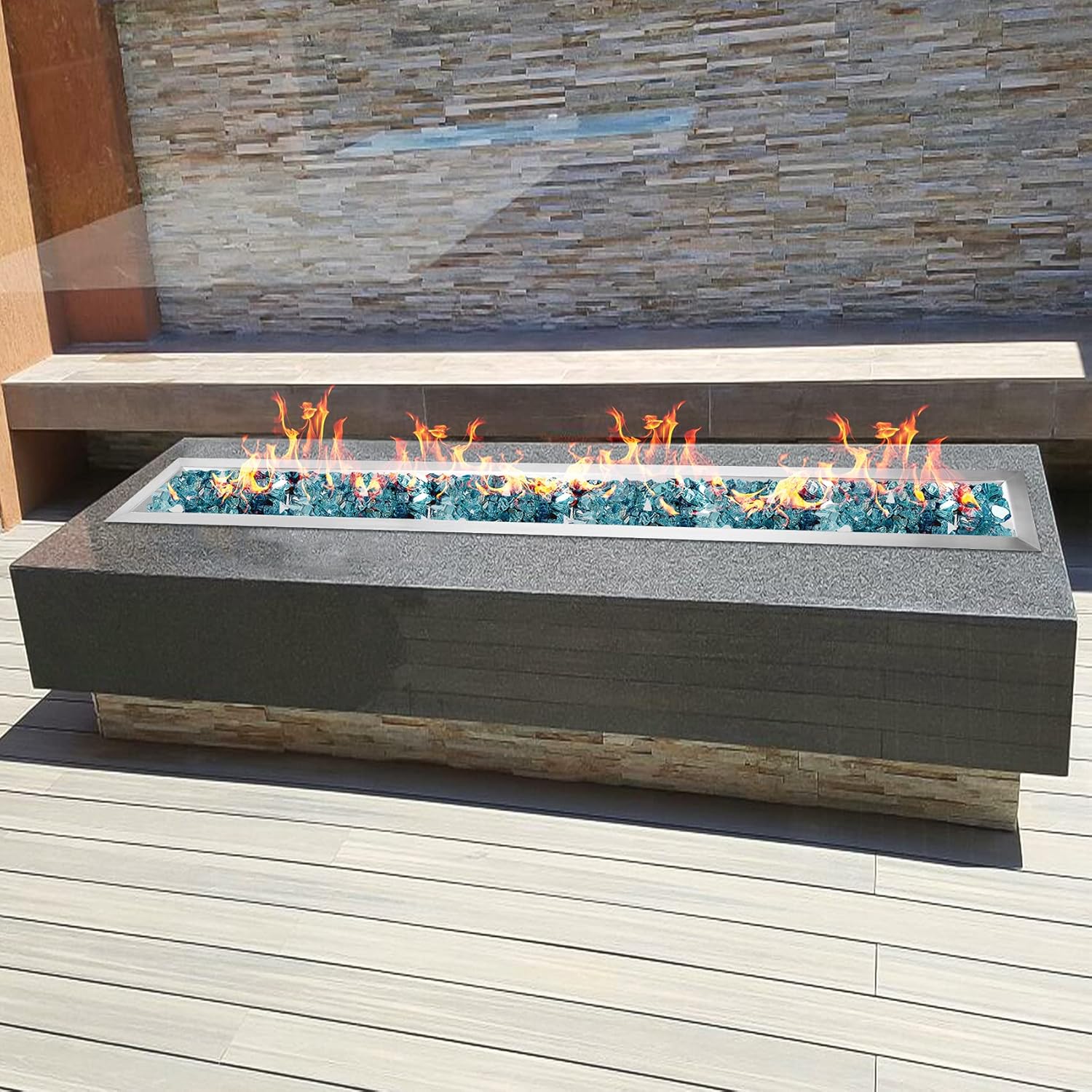 Stanbroil 48 by 6-Inch Drop-in Linear Trough Fire Pit Burner