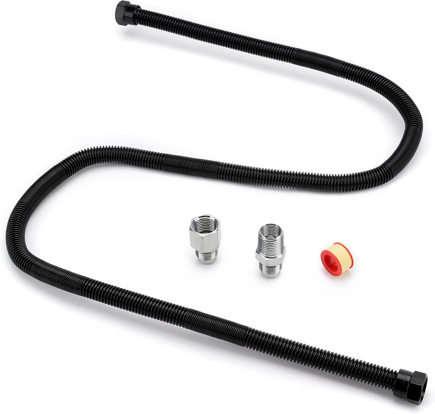 Stanbroil 12" OD x 38" ID 48" Non-Whistle Flexible Gas Line Connector Kit