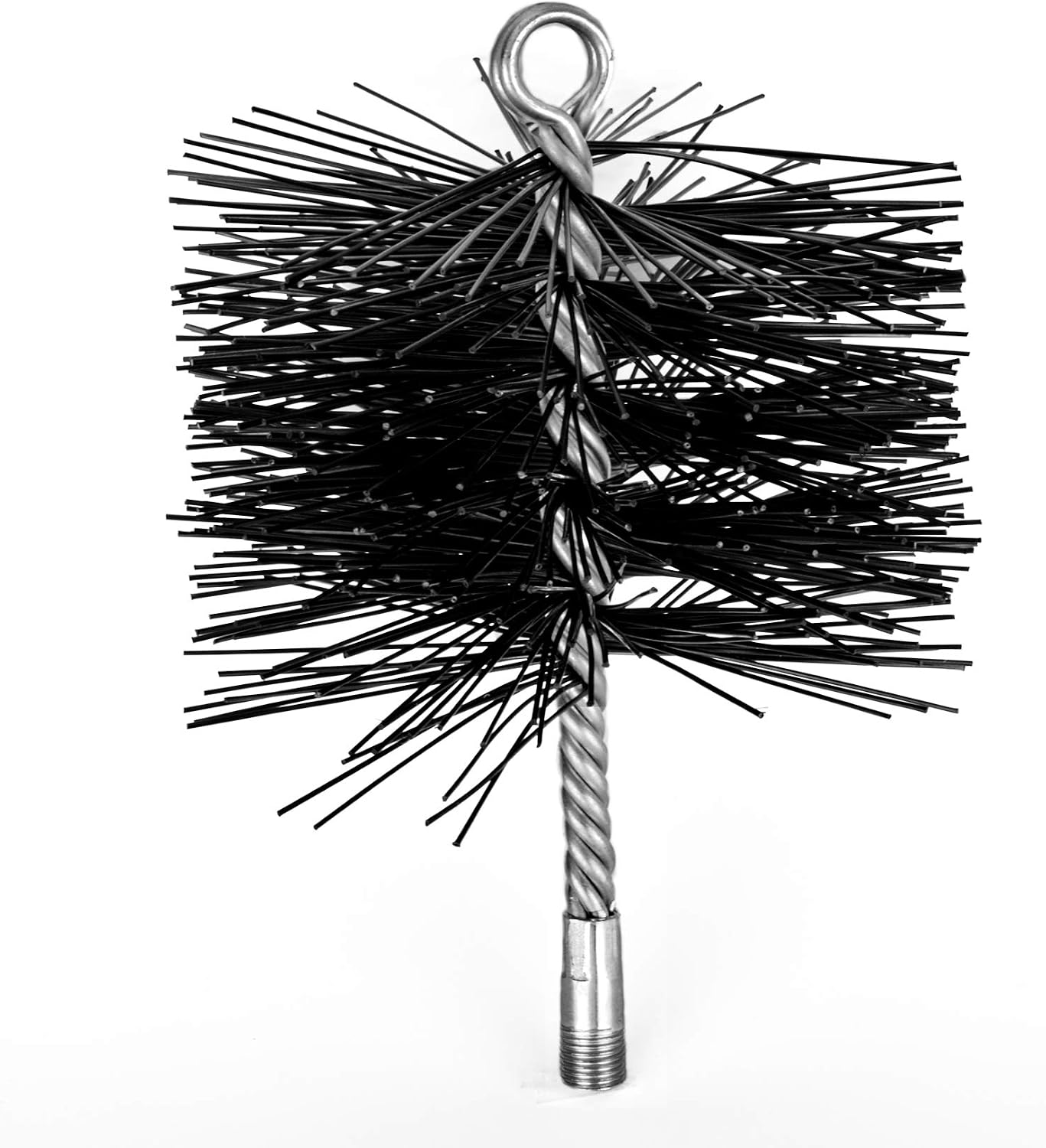 Stanbroil 6 Inch Round Chimney Cleaning Brush with 14" NPT Fitting