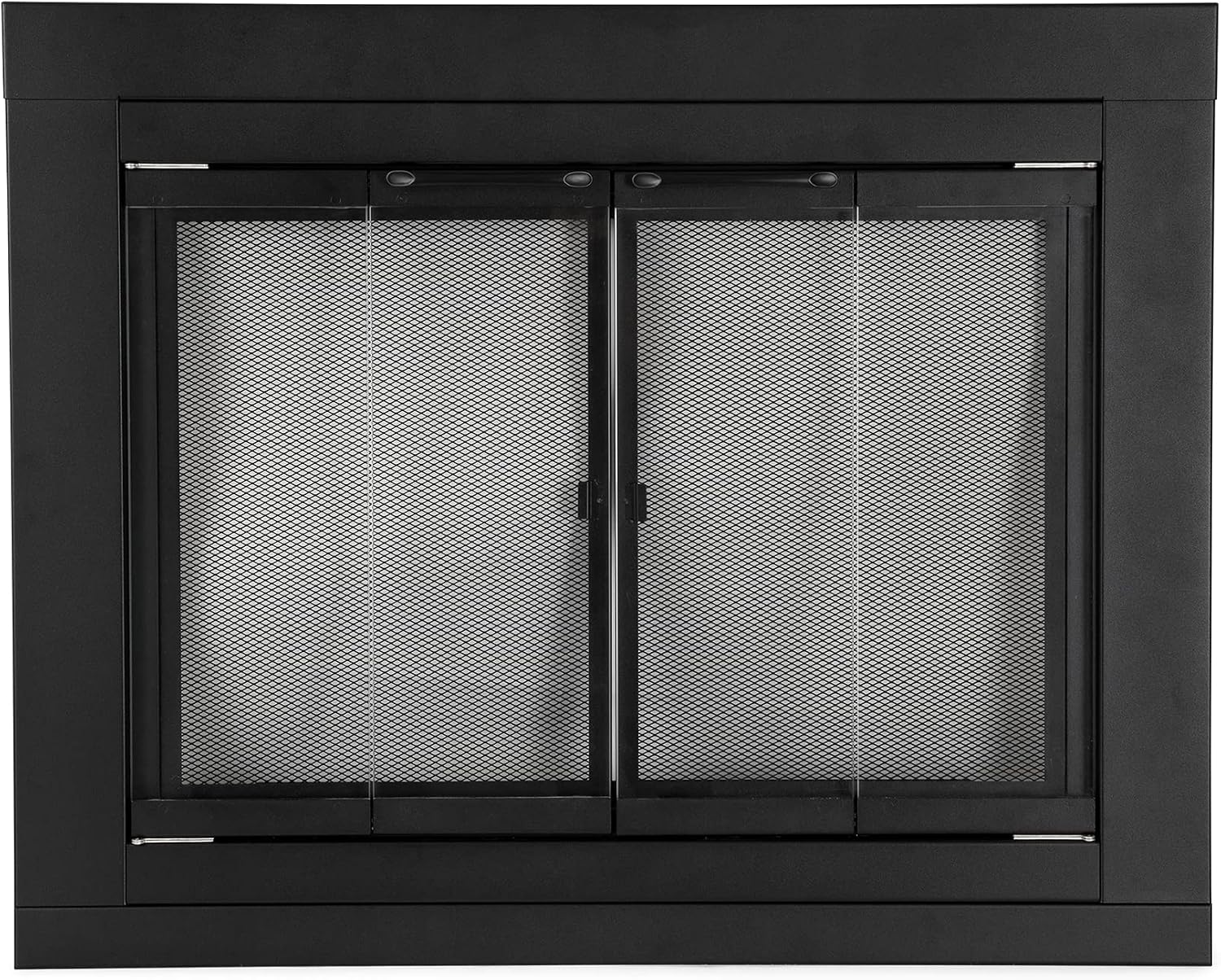 Stanbroil Fireplace Glass Bi-fold Style Door, Black, Small