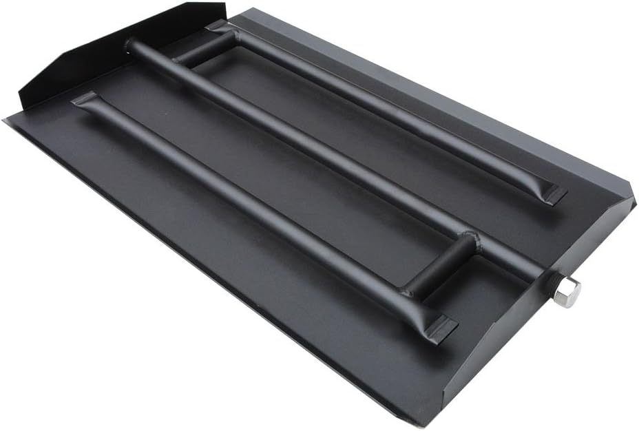 Stanbroil 22.5 Inch Gas Fireplace Triple Burner Pan, Black Steel