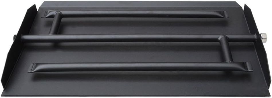 Stanbroil 22.5 Inch Gas Fireplace Triple Burner Pan, Black Steel