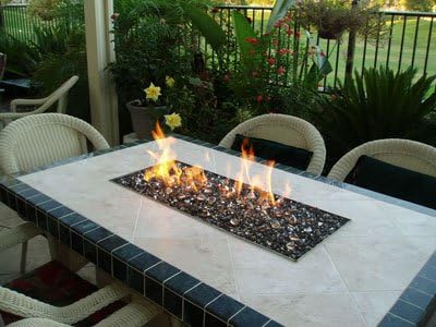 Stanbroil 24 x 6 Inch Gas Fireplace H-Burner, 304 Stainless Steel