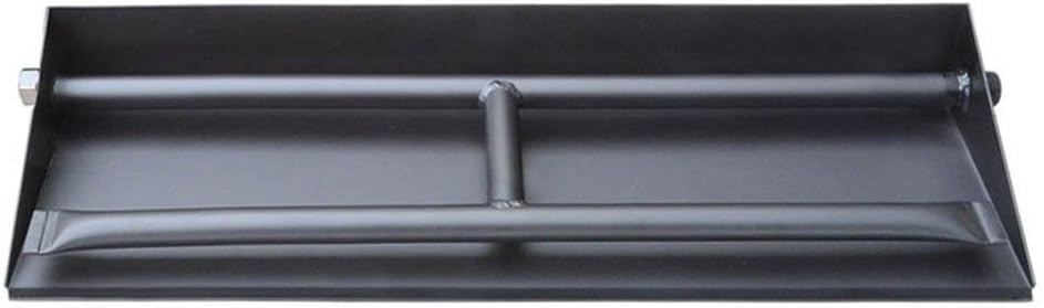 Stanbroil 26.5 Inch Gas Fireplace Dual Burner Pan, Black Steel