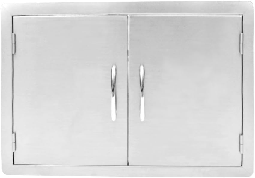 Stanbroil 30" x 21" Stainless Steel Double Access Door for Outdoor Kitchen
