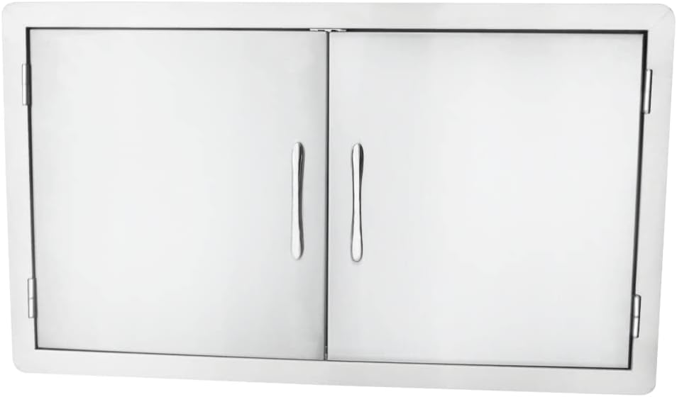Stanbroil 36" x 21" Stainless Steel Double Access Door for Outdoor Kitchen